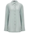 Joseph Joe Crêpe De Chine Shirt In Blue