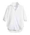 FRANK AND EILEEN FRANK WOVEN BUTTON UP - WHITE