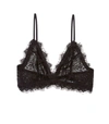 Anine Bing Lace Bra With Trim In Black