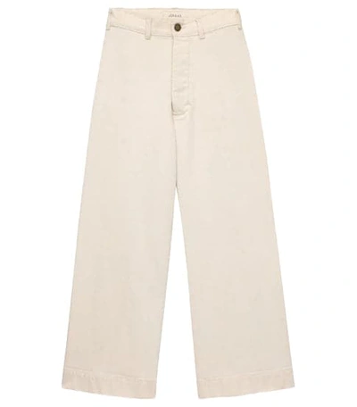 The Great The Seafair Jean In White Denim