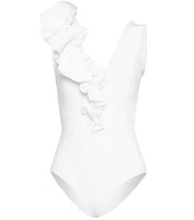 Maygel Coronel Yaneth One Piece Swimsuit In White