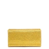 AMINA MUADDI SUPERAMINI PALOMA YELLOW CRYSTAL CLUTCH