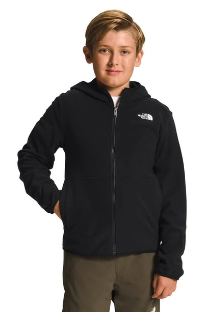 The North Face Unisex Glacier Full Zip Hooded Jacket - Little Kid, Big Kid In Black