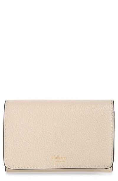 Mulberry Continental Trifold Wallet In Neutrals