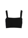 Loulou Studio Senna Knit Crop Top In Black