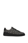 Balmain Black Low Top Sneakers