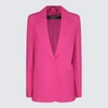 FEDERICA TOSI FEDERICA TOSI PINK VISCOSE BLEND BLAZER