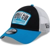 New Era Men's  Black, Teal Charlotte Fc Patch 9forty Trucker Snapback Hat In Black