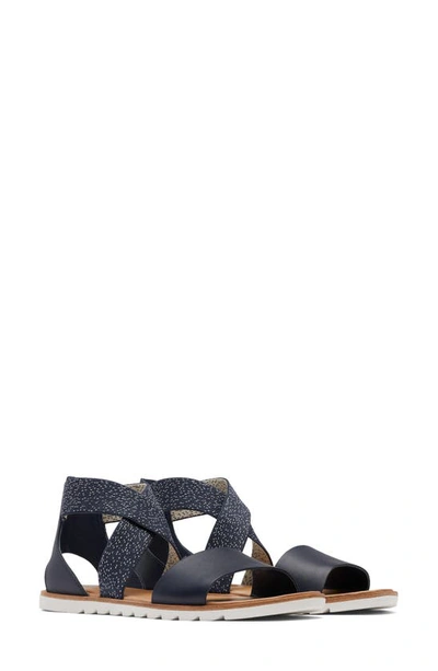 Sorel Ella Ii Sandal In Nocturnal/sea Salt
