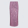 Tom Ford All-over Sequins Skirt In Purple