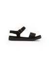 Peche Originel Péché Originel Black Textile Women Women's Sandal In Black