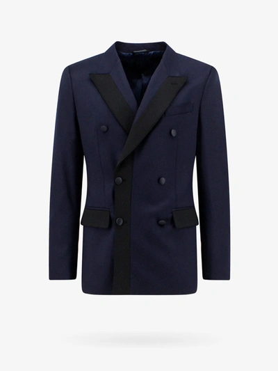 Dolce & Gabbana Blazer In Blue