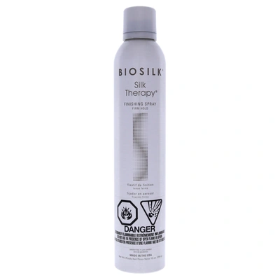 Biosilk Silk Therapy Finishing Spray - Firm Hold By  For Unisex - 10 oz Hair Spray In Silver