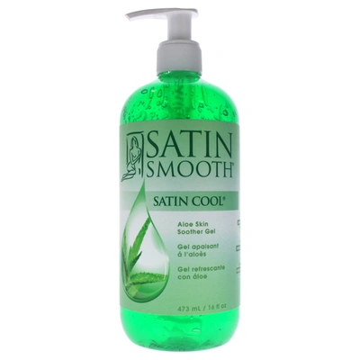 Satin Smooth Satin Cool Aloe Skin Soother Gel By  For Unisex - 16 oz Gel In Green