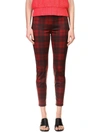 SANCTUARY RUNWAY WOMENS PLAID PULL ON LEGGINGS