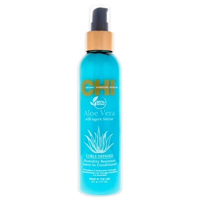 Chi Aloe Vera Humidity Resistant Leave-in Conditioner By  For Unisex - 6 oz Conditioner In Blue