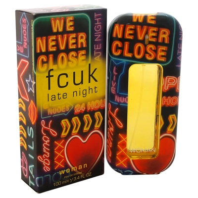 French Connection Uk Fcuk Late Night By  For Women - 3.4 oz Edt Spray In Red