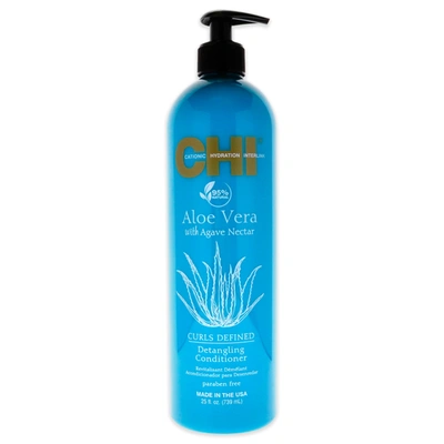 Chi Aloe Vera Detangling Conditioner By  For Unisex - 25 oz Conditioner In Blue