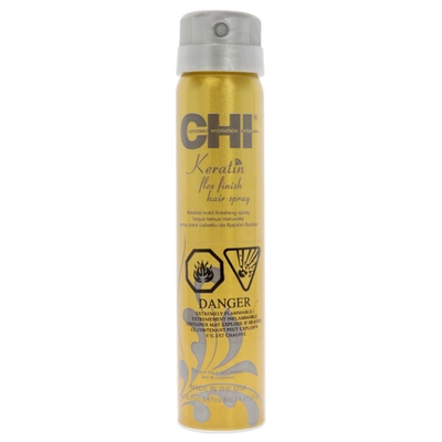 Chi Keratin Flex Finish Hairspray By  For Unisex - 2.6 oz Hair Spray In Gold