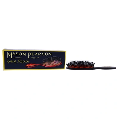Mason Pearson Pocket Bristle And Nylon Brush - Bn4 Dark Ruby By  For Unisex - 1 Pc Hair Brush In Brown