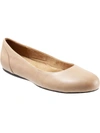 SOFTWALK SONOMA WOMENS LEATHER PADDED INSOLE BALLET FLATS