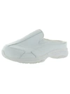 Easy Spirit Tour Guide Womens Leather Comfort Mules In White