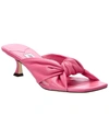 Jimmy Choo Avenue 50 Twisted Leather Mules In Pink