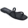 Journee Collection Collection Women's Tru Comfort Foam Lauda Sandals In Black