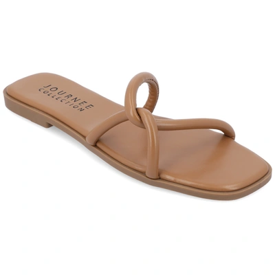 Journee Collection Collection Women's Tru Comfort Foam Lauda Sandals In Brown