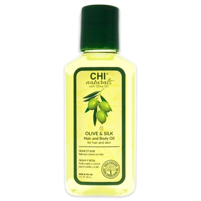 Chi Olive Organics Hair And Body Oil By  For Unisex - 2 oz Oil In Green