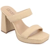 Journee Collection Collection Women's Jaell Sandals In Beige