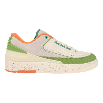 Nike Air Jordan 2 Retro Low Sp Sail/safety Orange-chlorophyll Dv6206-183 Women's In White