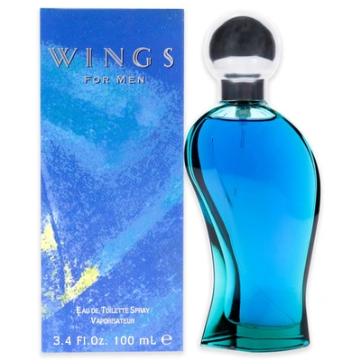 Giorgio Beverly Hills Wings By  For Men - 3.4 oz Edt Spray In Purple