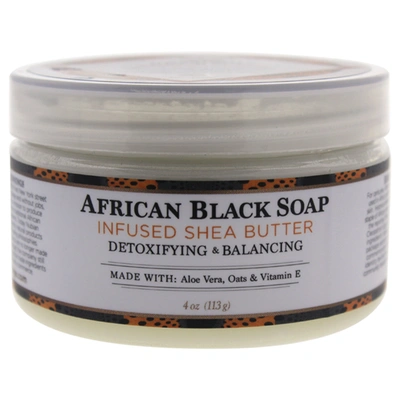 Nubian Heritage Shea Butter Infused With African Black Soap Extract By  For Unisex - 4 oz Lotion In Silver