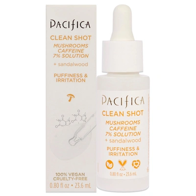 Pacifica Clean Shot Mushrooms And Caffeine 7 Percent By  For Unisex - 0.80 oz Serum In Silver