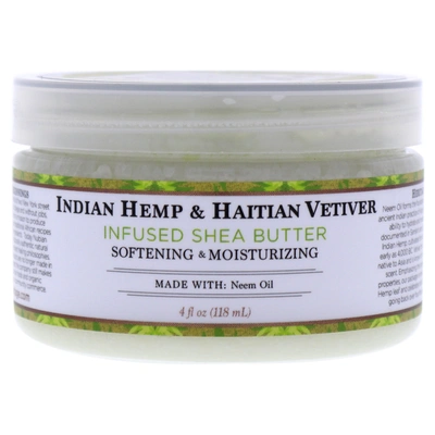 Nubian Heritage Indian Hemp And Haitian Vetiver Infused Shea Butter By  For Unisex - 4 oz Moisturizer In Silver