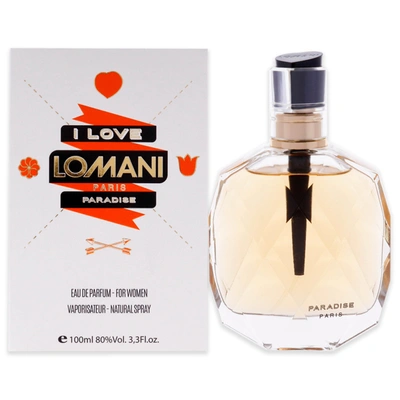 Lomani I Love  Paradise By  For Women - 3.4 Edp Spray In Orange
