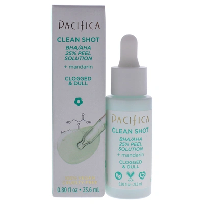 Pacifica Clean Shot Bha-aha 25 Percent Peel Solution By  For Unisex - 0.8 oz Treatment In Silver