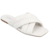 Journee Collection Collection Women's Tru Comfort Foam Divyah Sandals In White
