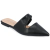 Journee Collection Women's Enniss Mule Flats In Black