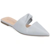 Journee Collection Enniss Flat Mule In Blue