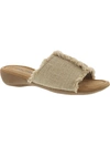 Minnetonka Samara Womens Fringe Slip On Flats In Multi