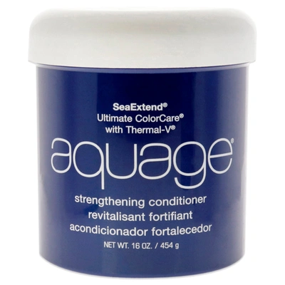 Aquage Seaextend Ultimate Colorcare With Thermal-v Strengthening Conditioner By  For Unisex - 16 oz C In Blue