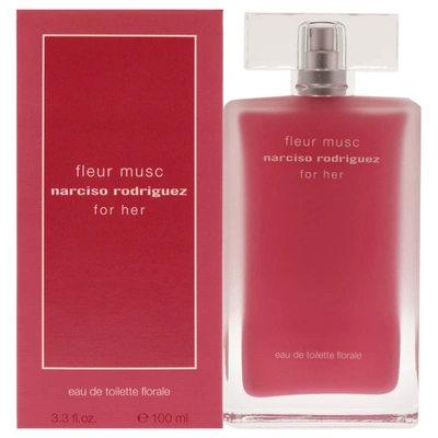 Narciso Rodriguez Fleur Musc By  For Women - 3.3 oz Edt Spray In Pink