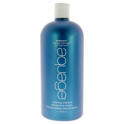 Aquage Seaextend Silkening Shampoo By  For Unisex - 33.8 oz Shampoo In Blue