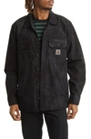 Carhartt Black Dixon Shirt In Black Chromo