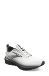 Brooks Revel 6 Hybrid Running Shoe In White/black
