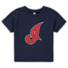SOFT AS A GRAPE TODDLER SOFT AS A GRAPE NAVY CLEVELAND INDIANS COOPERSTOWN COLLECTION SHUTOUT T-SHIRT