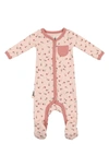 Maniere Floral Knit Fooite In Pale Pink