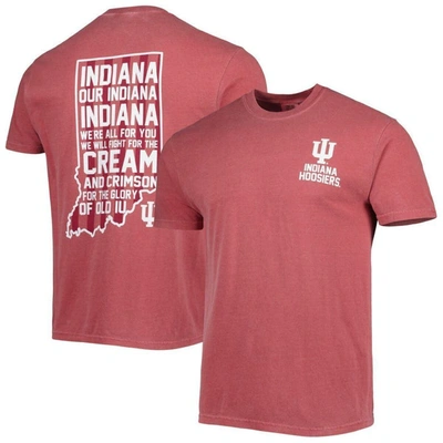 Image One Crimson Indiana Hoosiers Hyperlocal T-shirt